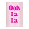 Stupell Industries Ooh La La over Pink Stripes Canvas, design by Pooja Dave